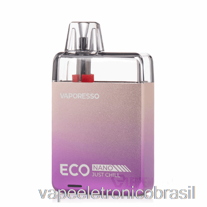 Vape Eletrônico Vaporesso Eco Nano Pod System Roxo Cintilante